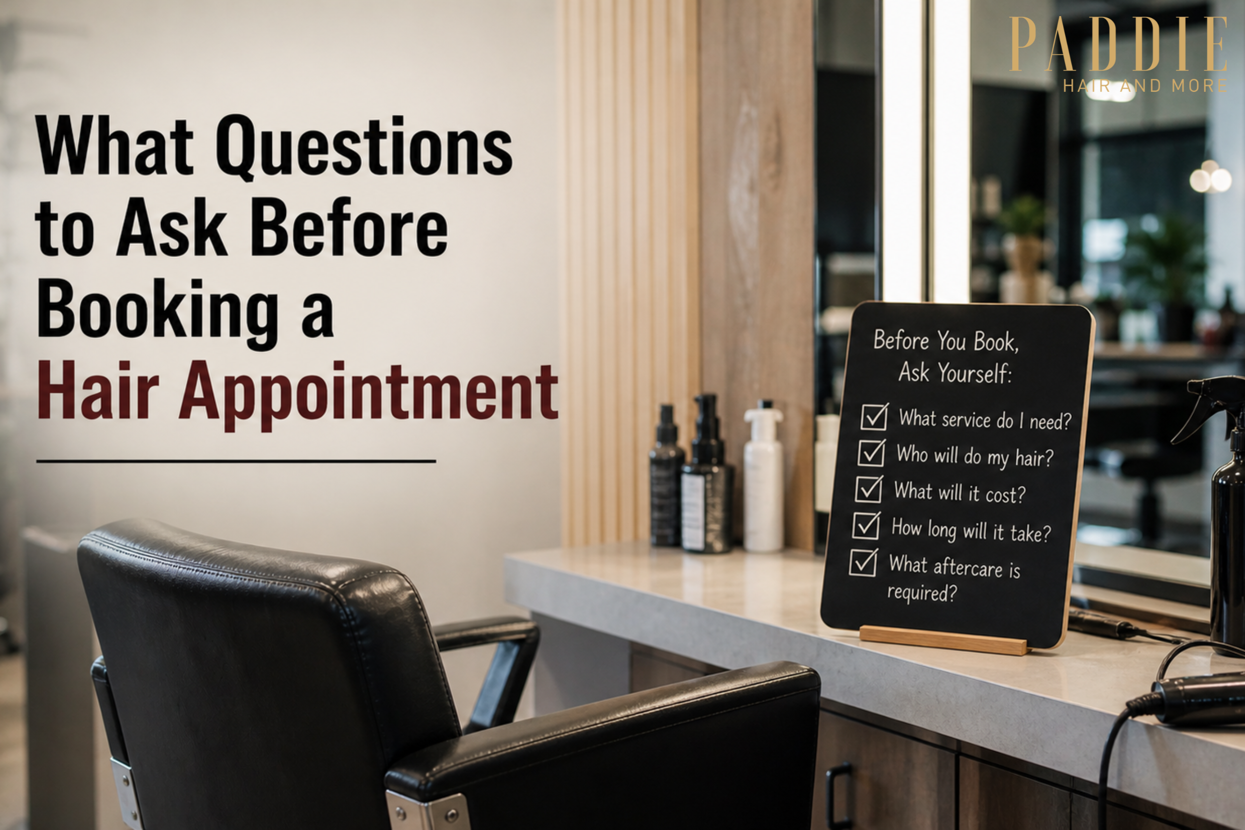 Questions to Ask Before Booking a Hair Appointment