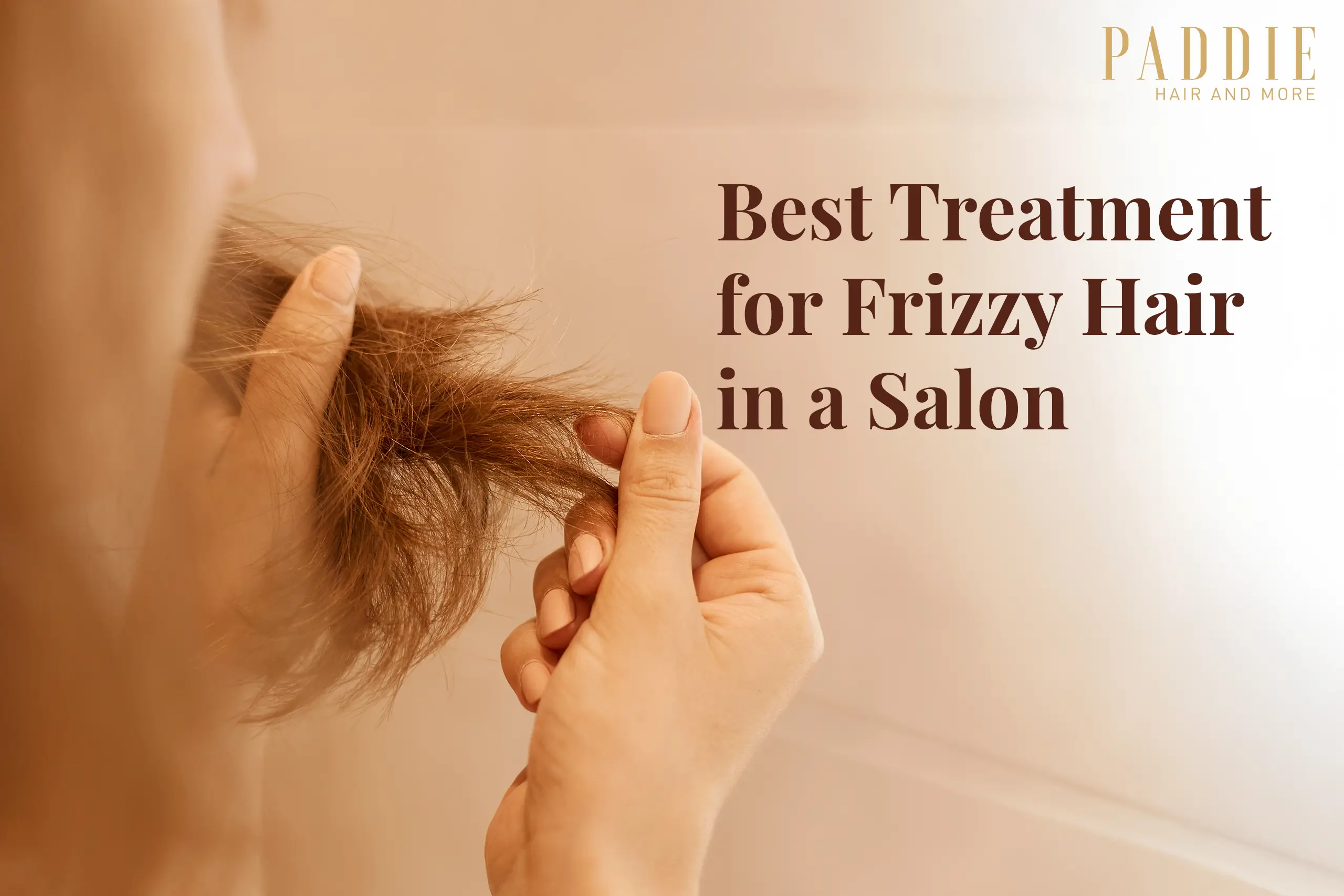 Treatment for Frizzy Hair in a Salon